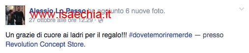 Alessio Lo Passo su Facebook