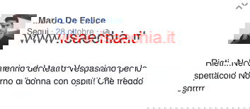 Mario De Felice su Facebook