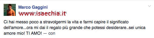 Marco Gaggini su Facebook