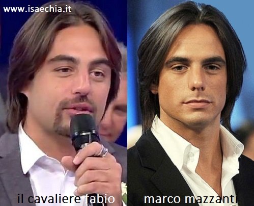 Somiglianza tra Fabio e Marco Mazzanti