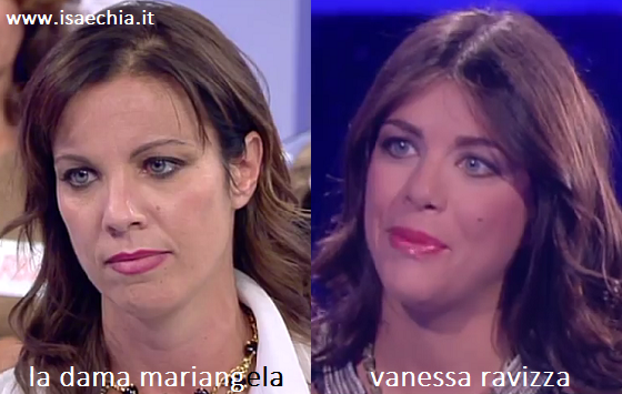 Somiglianza tra Mariangela e Vanessa Ravizza