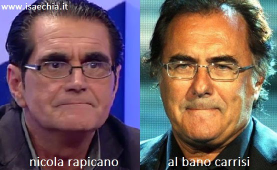 Somiglianza tra Nicola Rapicano e Al Bano Carrisi preview