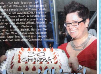 Per la nostra Chia arrivano anche gli auguri di Cronaca Rosa! preview