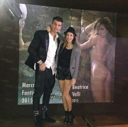 Marco Fantini e Beatrice Valli, a Milano la presentazione del loro calendario senza veli: le foto dell’evento article-post