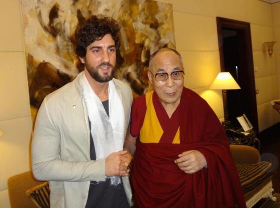 Roberto Ruberti e il Dalai Lama