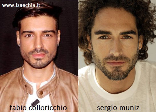Somiglianza tra Fabio Colloricchio e Sergio Muniz preview