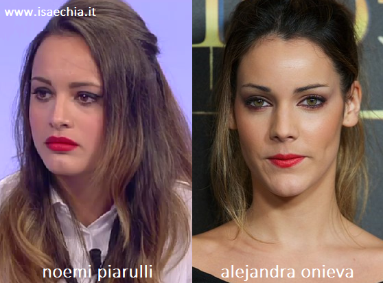 Somiglianza tra Noemi Piarulli e Alejandra Onieva preview