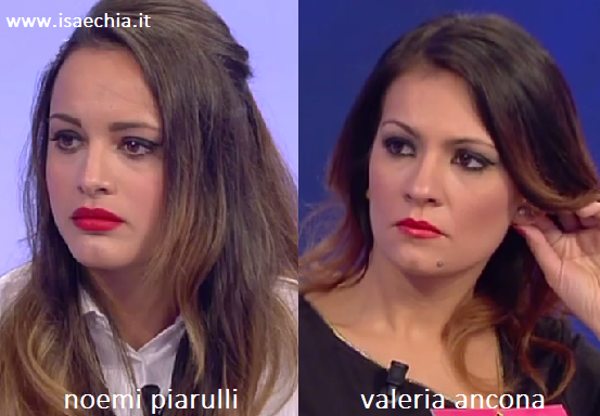 Somiglianza tra Noemi Piarulli e Valeria Ancona preview