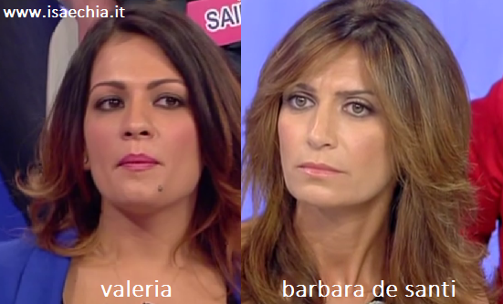 Somiglianza tra Valeria Ancona e Barbara De Santi preview