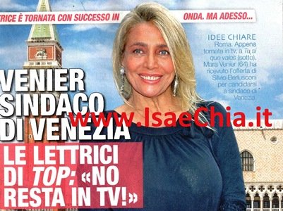 Mara Venier sindaco di Venezia? Il pubblico risponde: “No, resta in tv!”