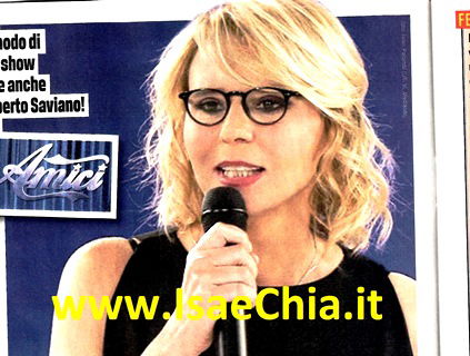 Maria De Filippi prepara il colpo da maestro: ad Amici ci sarà Roberto Saviano… “Purché non si parli di camorra!” preview