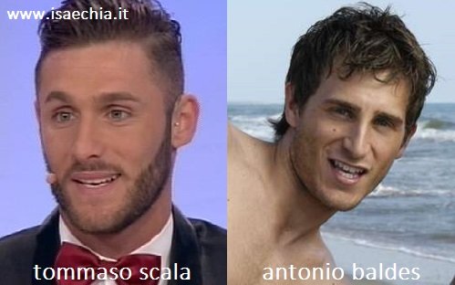 Somiglianza tra Tommaso Scala e Antonio Baldes