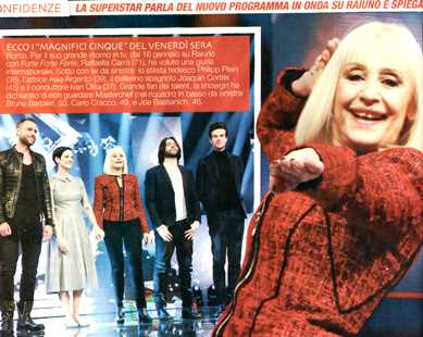 Raffaella Carrà: “Mi piacciono i talent, ma non guardo Masterchef. Lorella Cuccarini? Non ha accettato le mie scuse!” article-post