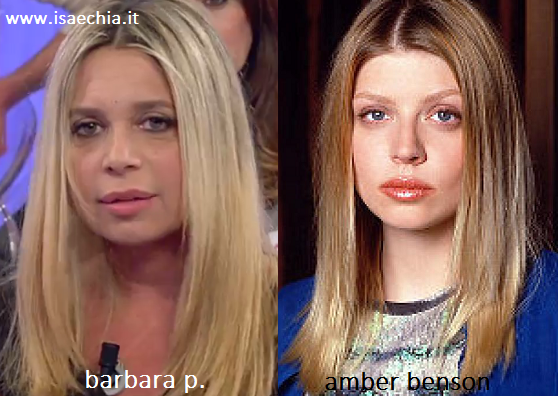 Somiglianza tra Barbara P., dama del Trono over di ‘Uomini e Donne’, e Amber Benson article-post