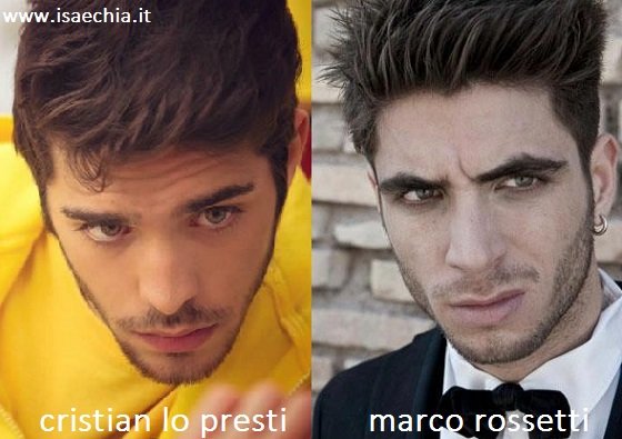Somiglianza tra Cristian Lo Presti e Marco Rossetti