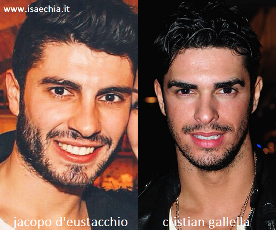 Somiglianza tra Jacopo D’Eustacchio e Cristian Gallella preview