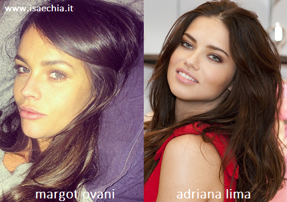 Somiglianza tra Margot Ovani e Adriana Lima preview
