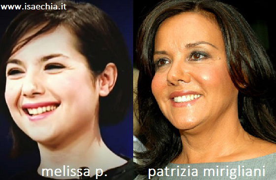 Somiglianza tra Melissa Panarello e Patrizia Mirigliani preview