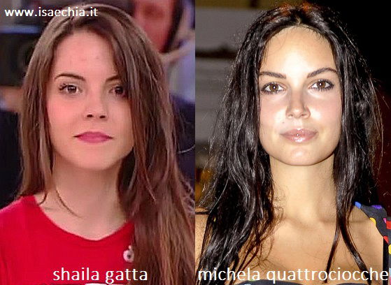 Somiglianza tra Shaila Gatta e Michela Quattrociocche article-post