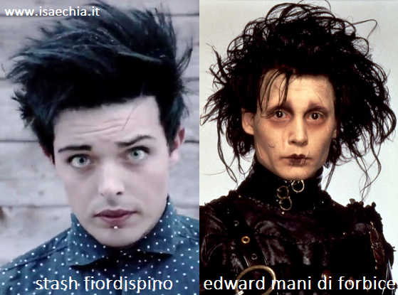 Somiglianza tra Stash Fiordispino e Edward Mani di Forbice preview