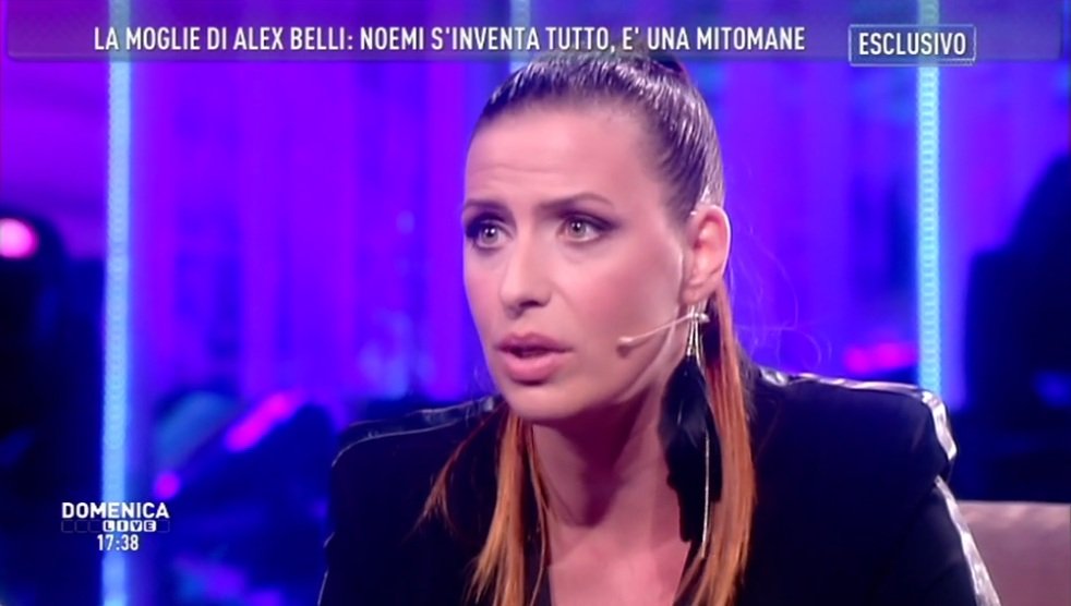 Noemi Addabbo a ‘Domenica Live’: “Lo ribadisco, Alex Belli e Katarina Raniakova si sono sposati solo per apparenza!”