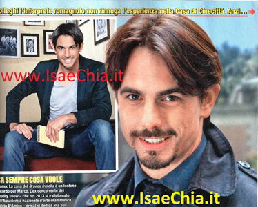 Marco Mazzanti: “Se oggi faccio l’attore è solo grazie ai soldi guadagnati al Grande Fratello!” preview