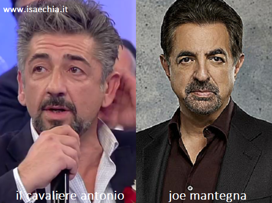Somiglianza tra Antonio e Joe Mantegna