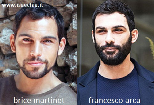 Somiglianza tra Brice Martinet e Francesco Arca preview