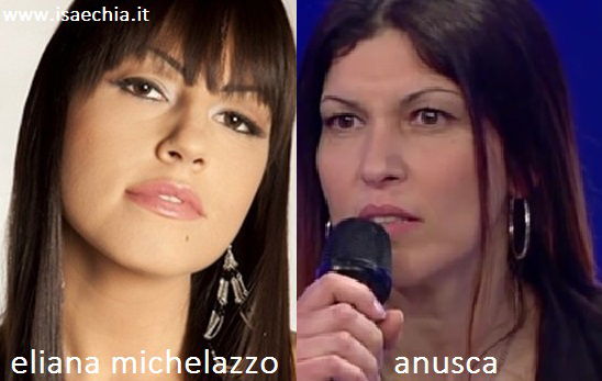 Somiglianza tra Eliana Michelazzo e Anusca, dama del Trono over di ‘Uomini e Donne’ article-post
