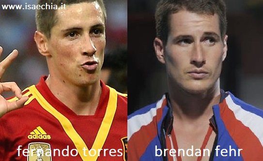 Somiglianza tra Fernando Torres e Brendan Fehr