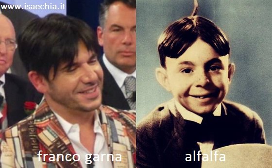Somiglianza tra Franco Garna e Alfa Alfa
