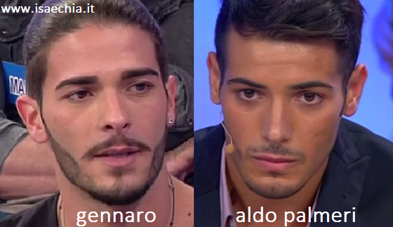 Somiglianza tra Gennaro D’Angelo, corteggiatore di Valentina Dallari a ‘Uomini e Donne’, e Aldo Palmeri article-post