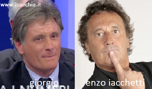 Somiglianza tra Giorgio Manetti, cavaliere del Trono over di ‘Uomini e Donne’, ed Enzo Iacchetti preview