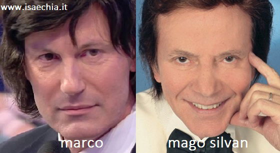 Somiglianza tra Marco, cavaliere del Trono over di ‘Uomini e Donne’, ed il Mago Silvan preview