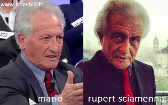 Somiglianza tra Mario, cavaliere del Trono over di ‘Uomini e Donne’, e Rupert Sciamenna preview