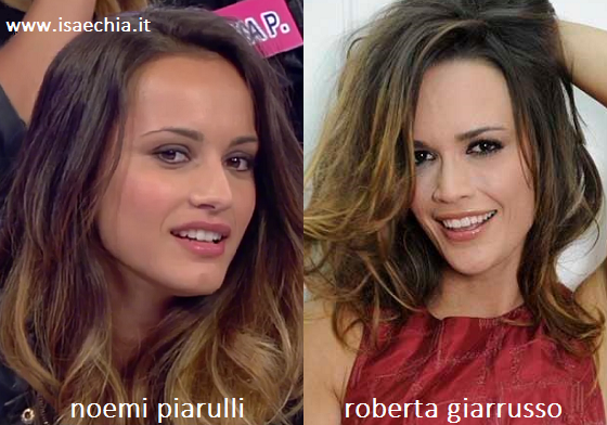 Somiglianza tra Noemi Piarulli e Roberta Giarrusso article-post