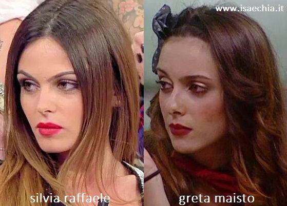 Somiglianza tra Silvia Raffaele e Greta Maisto preview