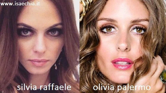 Somiglianza tra Silvia Raffaele e Olivia Palermo
