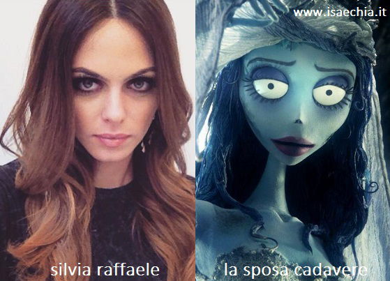 Somiglianza tra Silvia Raffaele e la Sposa Cadavere preview