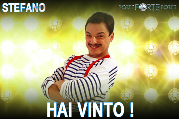 Stefano Simmaco è il vincitore di ‘Forte, Forte, Forte’!
