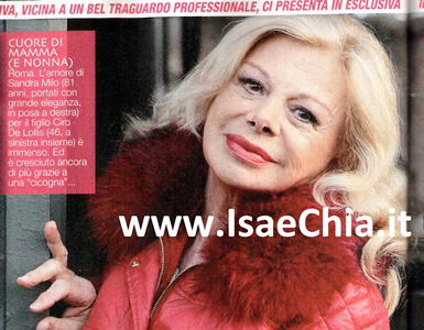 Sandra Milo: “Finalmente nonna! Non ci speravo più! Mio nipote porta il mio cognome: è un portafortuna!” article-post