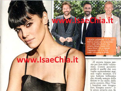 Bianca Guaccero: “Sergio Assisi? Umorale. Raoul Bova? Doppie punte. Kaspar Capparoni? Un po’ troppo generoso!” article-post