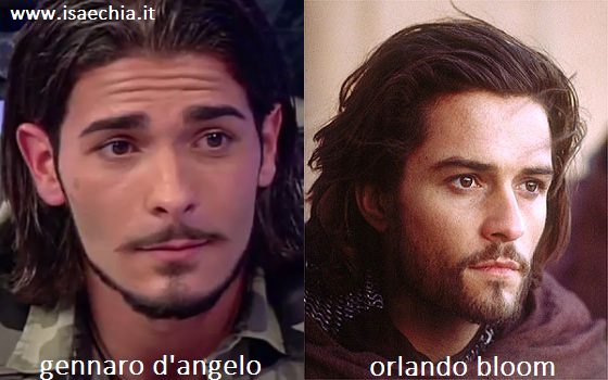 Somiglianza tra Gennaro D’Angelo ed Orlando Bloom preview
