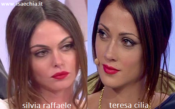 Somiglianza tra Silvia Raffaele e Teresa Cilia preview