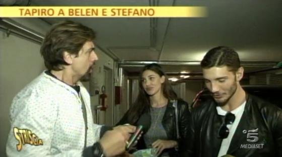 Striscia la notizia - Valerio Staffelli, Belen Rodriguez e Stefano De Martino