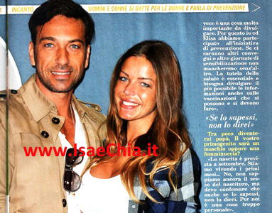 Costantino Vitagliano: “Io, icona maschile, la mia Elisa e il suo pancino insieme contro i tumori!” article-post