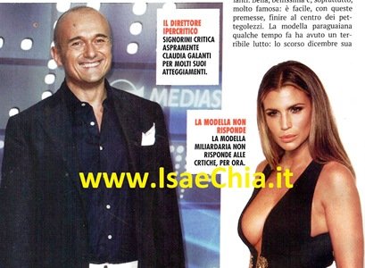 Alfonso Signorini: “Claudia Galanti? Una cinica!”