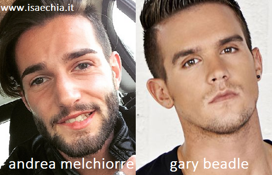 Somiglianza tra Andrea Melchiorre e Gary Beadle preview