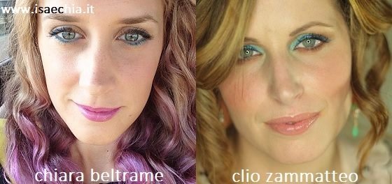 Somiglianza tra Chiara Beltrame e Clio Zammatteo