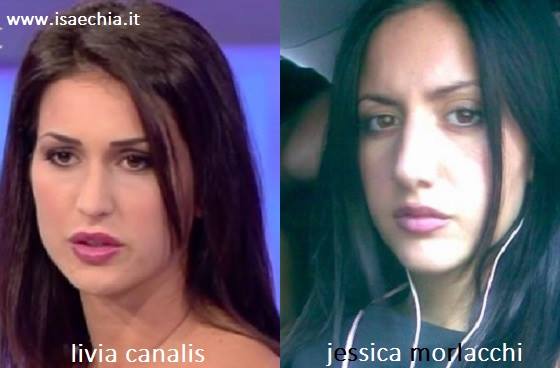 Somiglianza tra Livia Canalis e Jessica Morlacchi preview